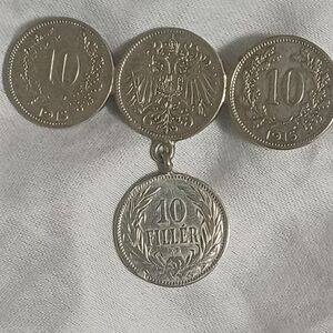 Vintage Silver Coin Pendant